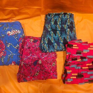 4 pairs of LuLaRoe Leggings- One Size